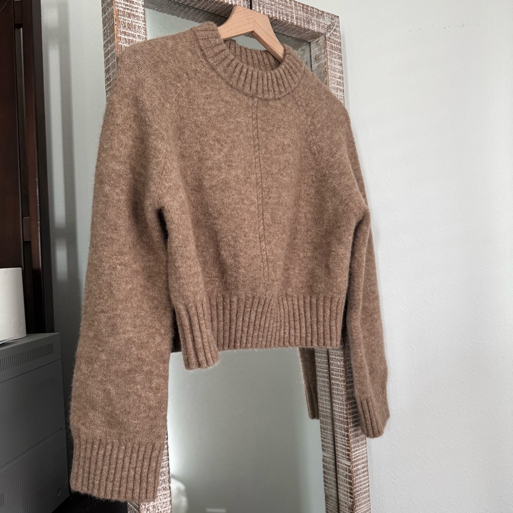 Sezane Sama Jumper in Taupe - Picture 2 of 7